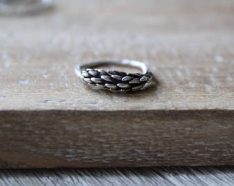 Sterling silver ring-Nature ring-Sterling silver succulent ring-Botanical jewelry-Statement ring-Succulent jewelry -Plant ring
