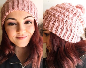 Textured Slouchy Beanie