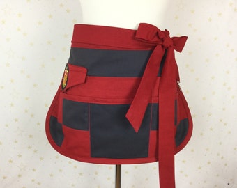 HP Sassy Teacher Apron, Half Apron with 6-8 Pockets, Misses, Plus Sizes, Vendors, Gardening, Utility, Teachers, Crafts