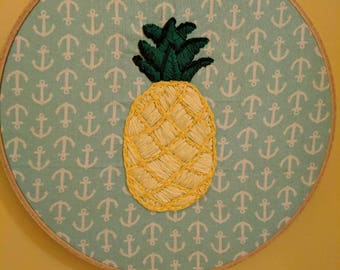 Pineapple Hand Embroidery