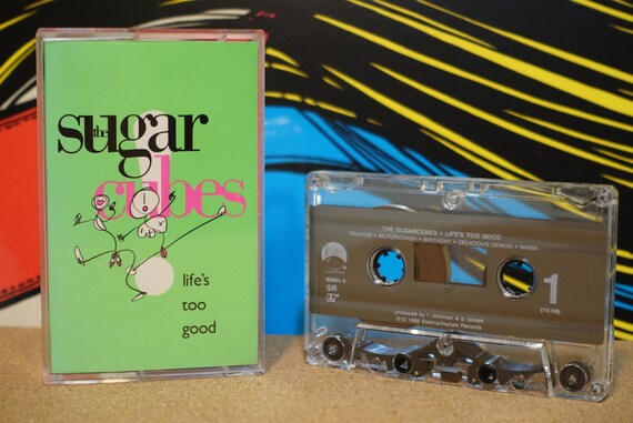 Life's Too Good by The Sugarcubes Vintage Cassette Tape