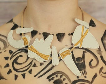 Polynesian Demigod Necklace & Hook ~ Maui Hook ~ Maui Costume ~ Ocean Explorer Hook ~ Maui necklace ~ Magical Hook ~ Tooth Necklace