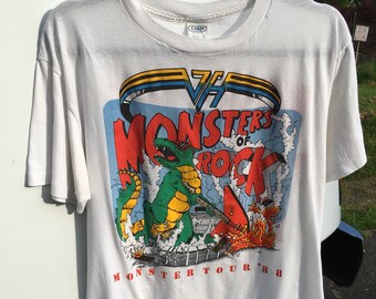 Vintage 1988 Monsters of Rock tee