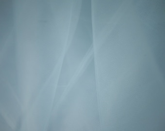 Sky Blue Tulle Fabric 56" Wide Per Yard