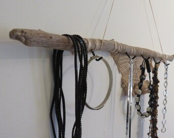 Driftwood jewelry holder