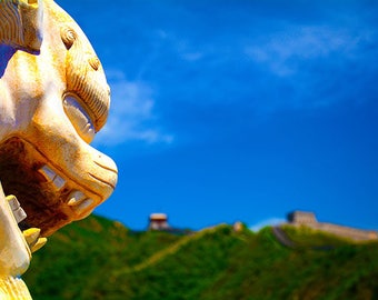 Foo Lion at the Great Wall
