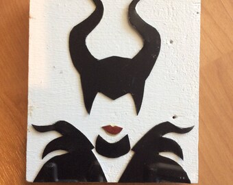 Maleficent license plate art with FREE shipping