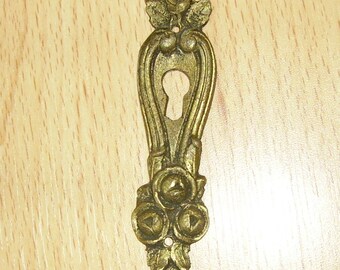 Antique French Ormolu Keyhole Escutcheon Hardware