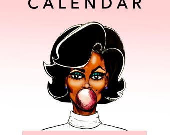 PrettyStock 2018 Wall Calendar