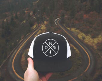 PNW Pride - Mesh Snap Back Trucker Hat (One Size Fits Most)