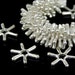 KP-001 thai karen hill tribe silver 10 snowflake bead