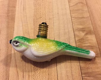 Collectible Milk Glass Bird Light Bulb