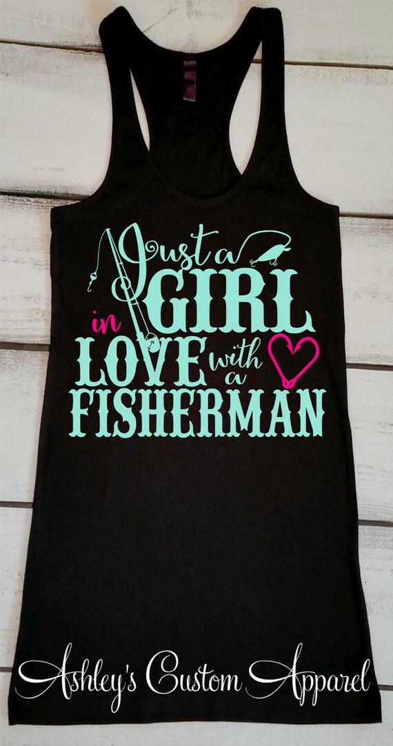 Download Womens Fishing Tank Fishing Shirt I Love my Fisherman