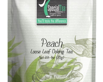 1 oz. Peach Oolong Loose Leaf Tea