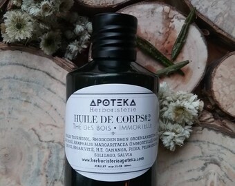 Body oil ~ Body oil ~ immortal & Labrador tea ~ argan, jojoba, sweet almond oil ~