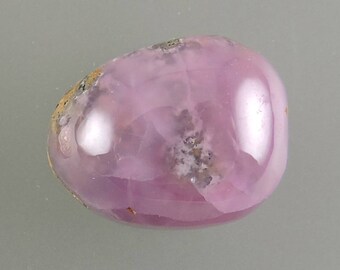 Smithsonite Cabochon, Translucent Pink Smithsonite Cab, Designer Pink Smithsonite, Pendant Cab, Gift Cab, C2448, Handcrafted by 49erMinerals