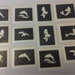 Dolphin & mermaid themed mini small stencils - pick as many as you want from drop down menu