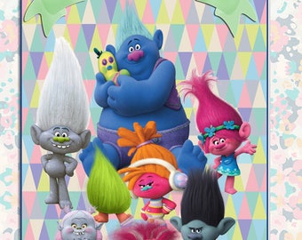 Trolls printables | Etsy