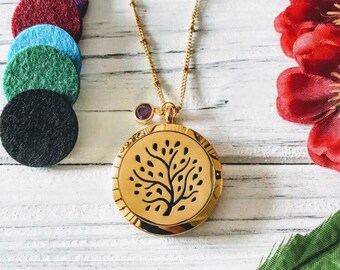 Aromatherapy Necklace, Essential Oil Necklace, Diffuser Necklace Locket, Oil Diffuser Necklace, Aromatherapy Locket, Mother's Day Gift, Gift