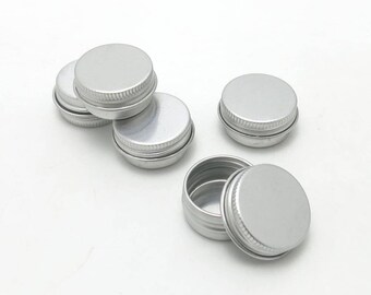 Aluminium Tins 10g or 50g - DIY Cosmetic Tins