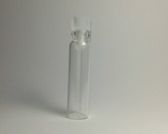 20 1 ml glass vials w/stoppers FREE SHIPPING!!