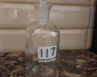 Vintage Wheaton Apothecary Jar with Stopper