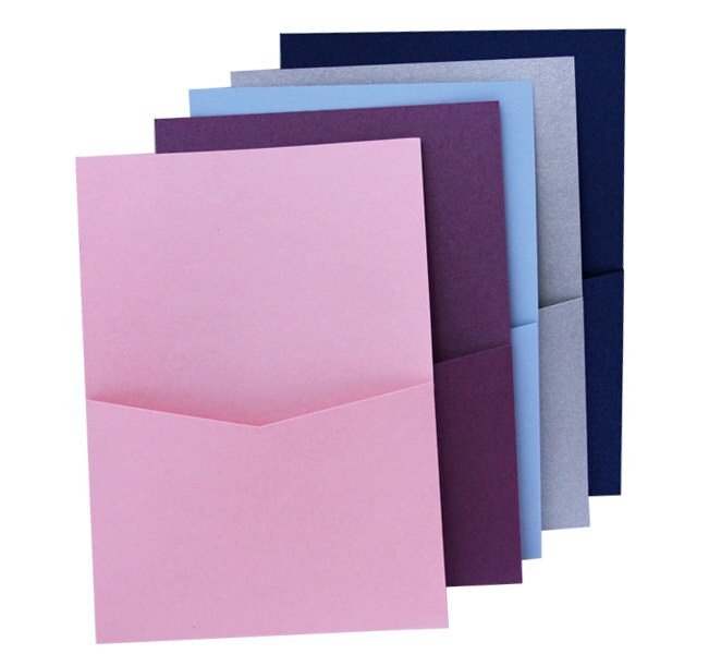 5 x 7 Pocket Fold Invitation Holder Quantity of