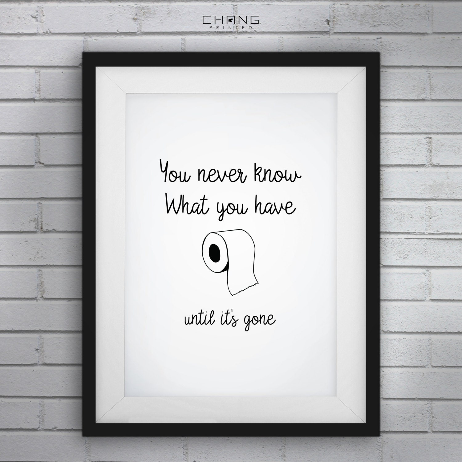 Funny Bathroom ArtFunny Bathroom SignsYou Never Know What