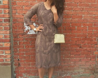 SALE Florence Lace Midi Dress