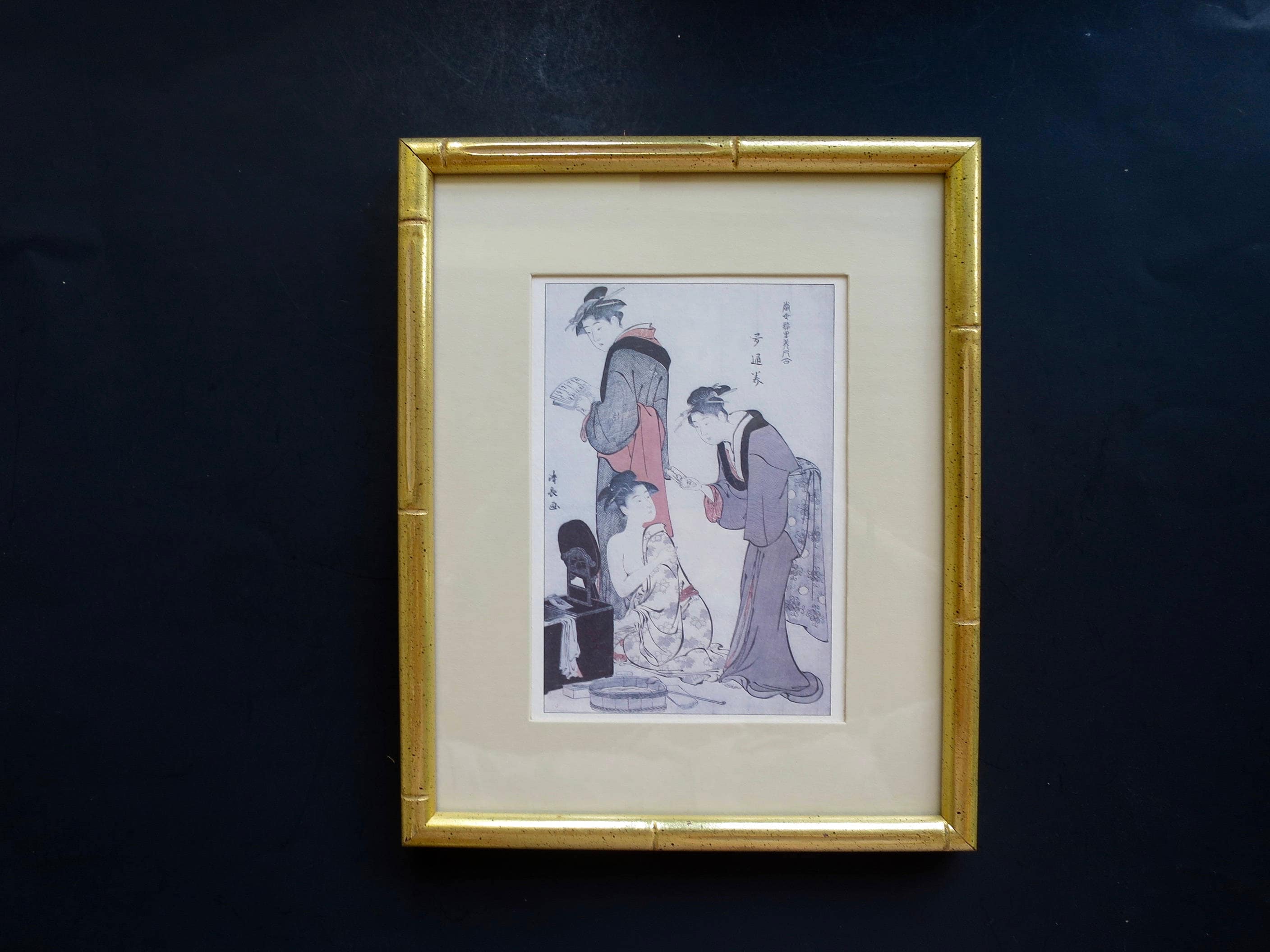 Torrii Kiyonaga Color Woodblock Print 1783 Tatsumi Gay