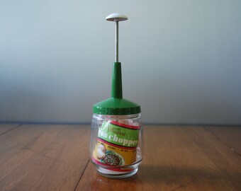 vintage hand chopper - Villaware - Federal Housewares - 1960's