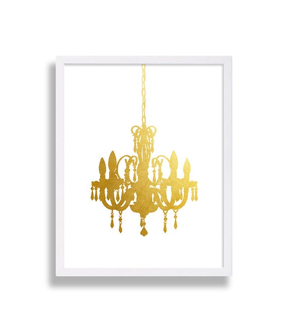 Items Similar To Chandelier Art Print Faux Gold Foil Wall Hanging Fancy Girls Room College Dorm Poster Silhouette Crystal Pop Items Similar To Chandelier Art Print Faux Gold Foil Wall Hanging Fancy Girls Room College Dorm Poster Silhouette Crystal Pop