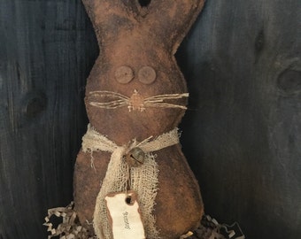 Primitive Easter Bunny Tuck