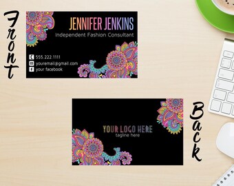 Pop up Boutique Business Card | Fashion Consultant Business Card | Business Card | Two Sided | 3.5x2 **DIGITAL FILE ONLY**