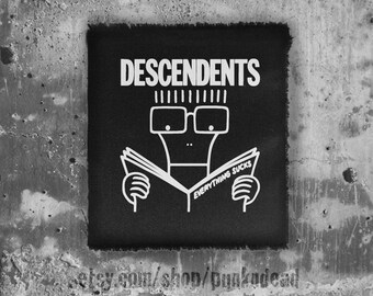 Descendents Everything Sucks patch • punk patch • back patches • punk fashion • punk • punk aufnäher • punk accessories • sew on patches