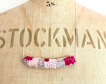 Pink mix Boro Necklace
