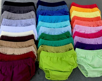 Soft Cotton Diaper Covers/31 Color Choices/Baby Diaper Covers/Boy & Girl Diaper Covers/Infant Diaper Covers