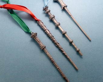 Choose One - Wizard Wand Ornament or Keychain - READY TO SHIP