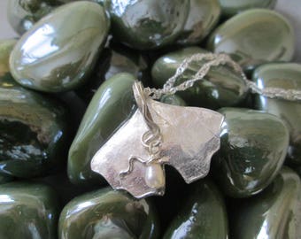 Ginko Leaf Pendant
