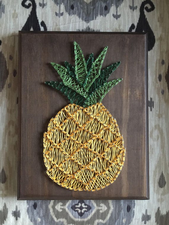 Pineapple string art