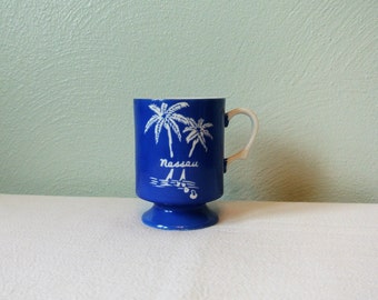 70s Nassau, Bahamas Pedestal Mug