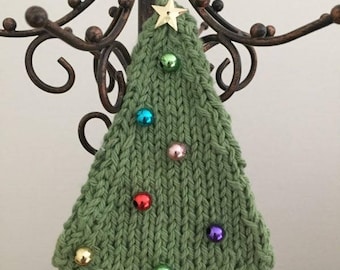 Knitted Christmas Tree Ornaments - Made to Order