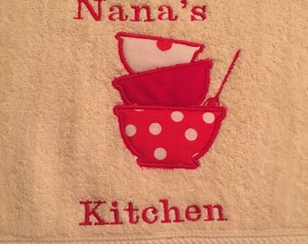 Handmade Personalized Towels
