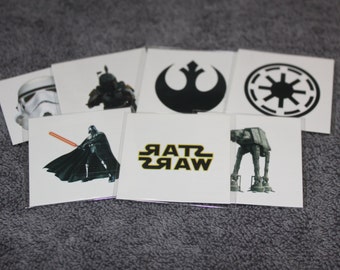 Star Wars Tattoos Darth Vader, Boba Fet, Storm Trooper