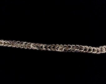 Sterling silver link bracelet