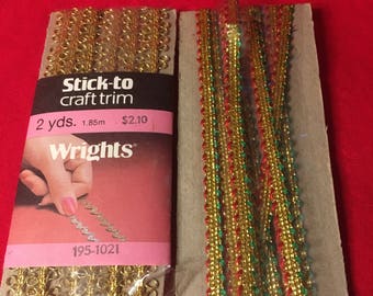 Stick-to craft trim rick rack trim