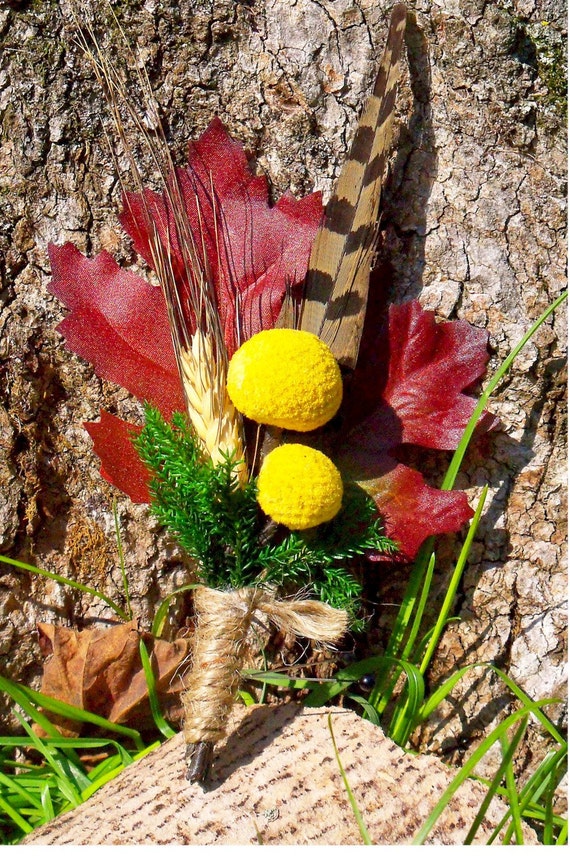 Woodland Boutonniere
