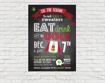 Ugly Sweater Party Invitation