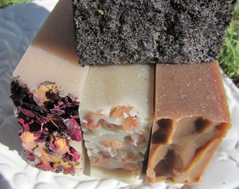 Organic Soap. FREE SHIPPING. SALE. All Natural Soap. Vegan Soap. Cold Process Soap. Handmade Soap. Goat Milk Soap. (4) Bars