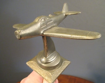 Art deco airplane hood ornament